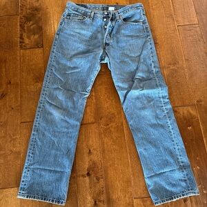 Levi's 501 34x32 Straight Blue Jeans